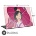Disney Mulan with Umbrella Universal Laptop 16in (13 x 9.4in) Skin
